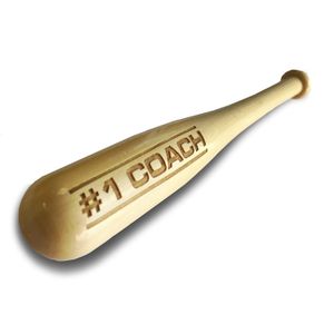 Juguete de bate de béisbol de madera con # 1