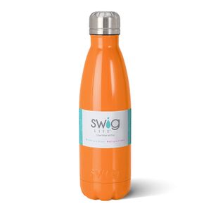 Swig Life - Botella de acero inoxidable con triple aislante y tapa de rosca, 17 onzas
