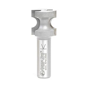 Amana Herramienta 51555 Bullnose con punta de carburo Radio de 3/16 x 7/8 Dia x 7/8 Cut Altura x 1/2 inch vástago Router Bit