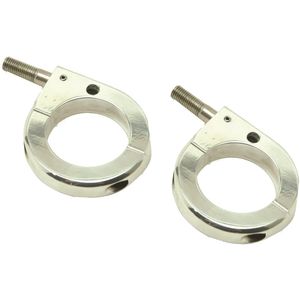 Lazer Star (lsm048 – 31250) de par de cromado 50 mm tubo de tenedor para soporte rígido para visualización plana