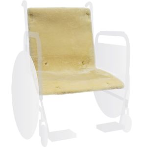 eurow® silla de ruedas de oveja Full funda para asiento, color champaña