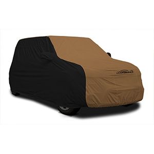 Coverking Custom Fit Car Cover para ciertos modelos Chevrolet Monza Stormproof Tan con laterales negros