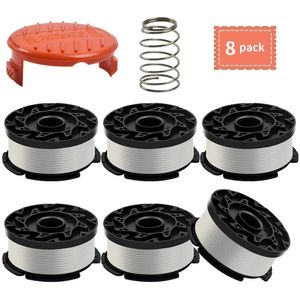Bobina para comer de malas hierbas para Black and Decker AF-100.30 pies/0.065 pulgadas de línea recortadora de cuerda automática de reemplazo, paquete
