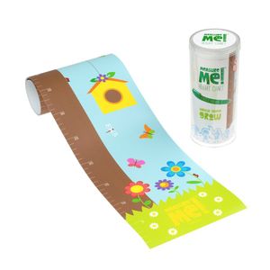 Little Wigwam medir Me. Bebé enrollable crecimiento medidor de altura para niños habitación de niños – amigos del bosque