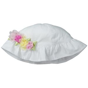 kate mack Little Girls radiante rosas gorro de natación, blanco, 2 – 4T