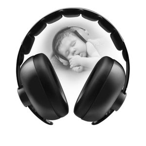 BBTKCARE - Auriculares de bebé con cancelación de ruido para bebés de 3 meses a 2 años (negro)