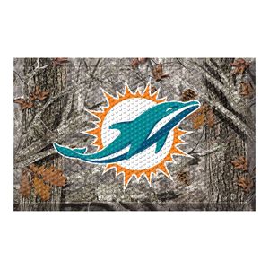 Fanmats 18969 Team Color 19" x 30" Miami Dolphins Estera de rasqueta (NFL Camo)