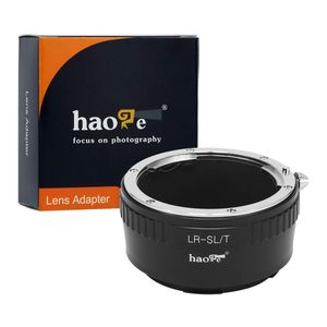haoge Manual adaptador de montura de lente para Leica R LR lente para Leica Cámara de soporte L como t, Typ 701, typ701, TL, TL2, CL (2017), SL, Typ 6