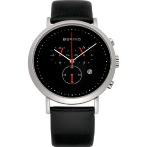 Bering Time 10540 – 402 Classic Collection – Reloj con Banda de novilla y resistente a los Arañazos vidrio de zafiro. Diseñado en Dinamarca.
