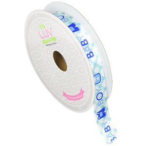 Cinta de raso de 58 pulgadas por 10yard azul claro