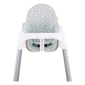 IKEA ANTILOP cojín (), diseño de janabebé, Blanco (White star)