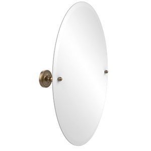 Allied latón pr-91-bbr 29-Inch x 21-Inch ovalado espejo de inclinación, cepillado Bronce