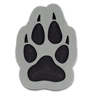 toejamr Snowboard Stomp Pad – Wolf Paw – Gris