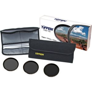 Tiffen 77 mm Digital Kit de filtro de densidad neutra (ND 0.6, 0.9, 1.2 + cartera)