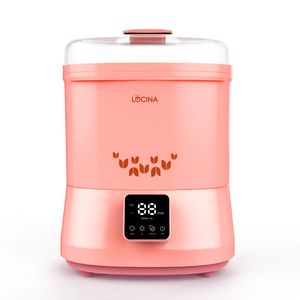 LUCINA Esterilizador de botellas de bebé, esterilizador eléctrico de vapor y secador, 8 botellas esterilizante LED pantalla de la máquina de mama mult