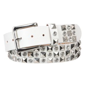 Fijación a Presión Aceite Rhinestone Punk Rock Star clásico funda de piel cinturón de Bling