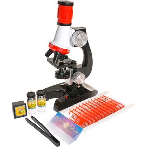 YHMY - Microscopio para principiantes con microscopio preparado para niños y niñas
