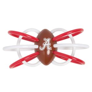 Bebé Fanatic Alabama Crimson Tide Winkel Rattle and Teether oficialmente licenciado NCAA juguete para bebé