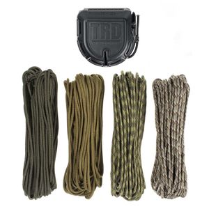 Kit de dispensador de cuerda táctica con 200 pies de paracaídas