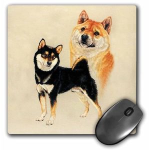 3dRose LLC 8 x 8 x 0.25 inches mouse pad, Shiba Inu (mp _ 1022 _ 1)
