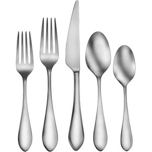 CraftKitchen Stainless Steel Flatware Sets (20 Pieces, Kailey)