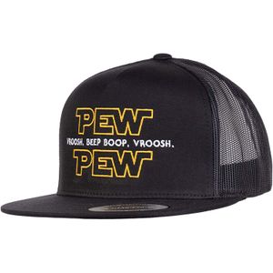 Pew Pew Wars - Gorra con diseño de estrella de la ciencia y el espacio, color negro