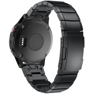 26 mm. banda de reloj de reemplazo para Garmin Fenix 5 x/fenix3/fenix3 HR/D2 Charlie/Descenso MK1 banda de reloj de acero inoxidable banda de reloj de