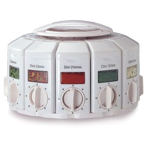 Cocina Arte de 25000 Professional Carrusel medidor para especias (color blanco)