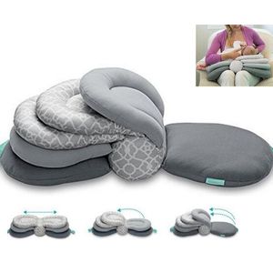 Multifunción almohada de lactancia materna maternidad cojín de lactancia, altura ajustable