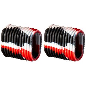 Carrete Grip 1145 carrete Mango Cover, Color negro y rojo Tie Dye acabado