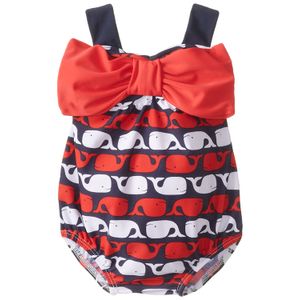 mud pie para bebé niña traje de baño, diseño de ballena