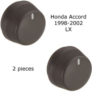 (Set de 2) Honda Accord 1998 – 2002 calentador Knob (sin incluir ex-v6)