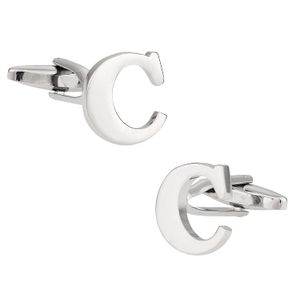 Letra C Gemelos de Cuff-Daddy Monogram