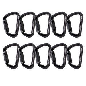 Fusion Climb Essence aluminio Modificado D-Shape mosquetón de bloqueo automático 10-pack