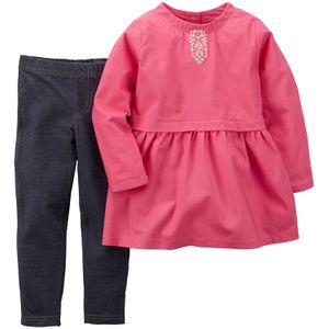 Carter's Baby Girls' 2 Piece Peplum Top Set 239g017