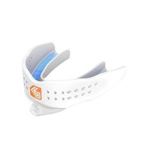 Shock Doctor SuperFit - Protector bucal de ajuste fácil, sin tirantes, ajuste de perfil bajo, perfecto para baloncesto, hockey, lacrosse, todos los de