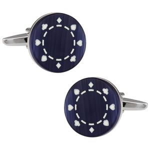 Poker chip de gemelos azul por Cuff-Daddy
