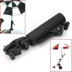 QIYAT Soporte para paraguas de carrito de golf, ángulo y ancho interno, paraguas ajustable, universal, para cochecito de bicicleta, transporte de bebé