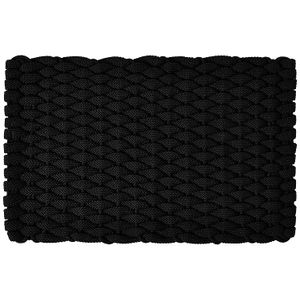 Rockport cuerda Doormats 2030374 interior y exterior Doormats, 20" x 30," Negro