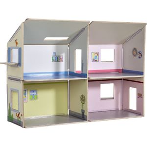 Haba Little Friends grande Dollhouse Villa Sunshine – 4 habitaciones con opciones para la expansión