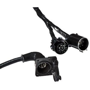Fulton quinta Asamblea arnés adaptador de rueda, 7-way Flat Pin Connector 9-Feet para GM, Ford, Dodge, Toyota