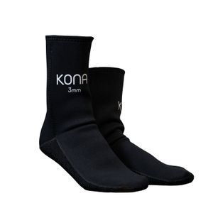 Calcetines de neopreno de Kona - neopreno de 3mm Premium resistente a la abrasión de Scuba/buceo con tecnología Pentagrip
