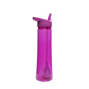 RefresH2Go – Botella de filtro de agua elegante, 563 ml, Sencillo, Rosado