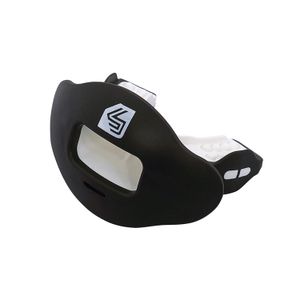 Shock Doctor Max Airflow - Protector bucal para fútbol y deportes de alto impacto, transpirable y cómodo, ofrece protección de labios, tamaños para jó