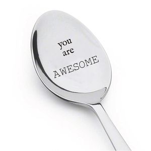 You Are Awesome Cuchara – Cuchara de Grabado – Mejores amigos regalo – Cute Cuchara – regalo para él – regalo para ella – Los Amantes Regalo – Cuchara