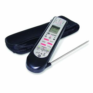 CDN intp626 X ProAccurate infrarrojo termómetro de sonda termopar, Negro y plateado