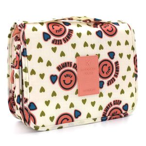 ONYADD HZB-04 - Bolsa organizadora de cosméticos de viaje, para colgar artículos de tocador para mujeres y hombres (rosa)