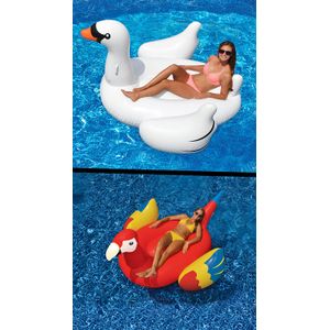 Flotador gigante Swimline con forma de cisne para albercas