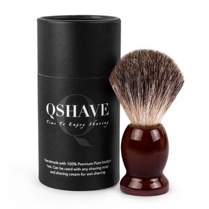 Qshave 100% Best Original Pure Badger Hair Shaving Brush...