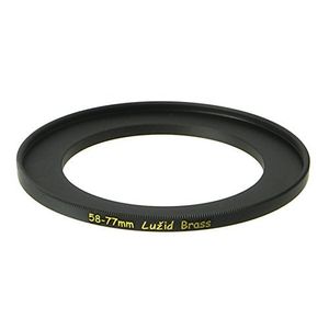 lužid adaptador de 58 a 77 mm. Step Up anillo Filtro de latón 58 77 luzid